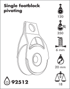 Imagen de Motón móvil simple de cubierta - Mininox 20