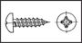 Imagen de Tornillo rosca chapa 5,5x50mm Inox