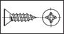 Imagen de Tornillo fresado rosca chapa 4,2x9,5mm Inox