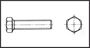 Imagen de Tornillo cabeza hexagonal 6x20 mm Inox